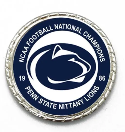 Discover Tribute Coin Penn State Nittany Lions 1986 1987 Football National Champions