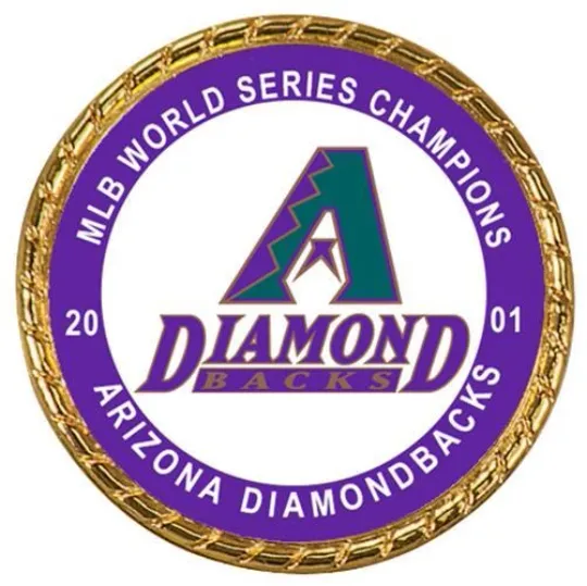 Discover Arizonna Diamondbacks 2001 MLB World Series Champion Coin Double Sided