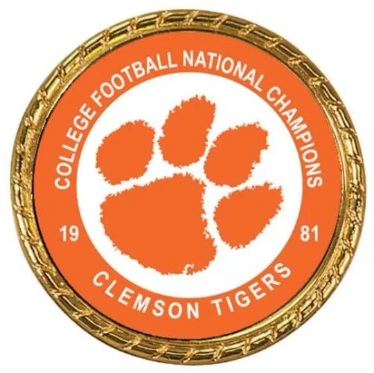 Discover Tribute Coin Clemson Tigers 1981 College Football National Champions