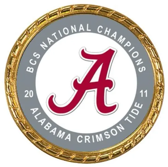 Discover Tribute Coin Album Crimson Tide 2011 2012 BCS National Champions