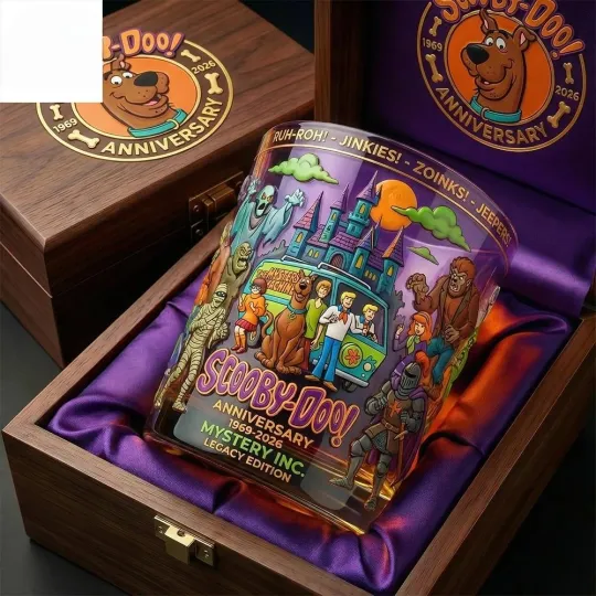 [No box] Scooby Doo 57Th Anniversary Inc Legacy Whiskey Glass 2026