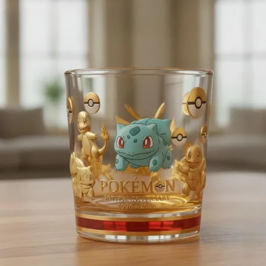 [No box] Bulbasaur PKM Whiskey Glass