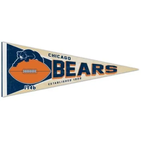 Chicago Bears Retro 1950s Felt Collector's Pennant
