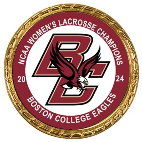 Tribute Coin Boston College Eagles 2024  Womens Lacrosse Champions