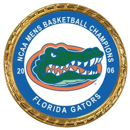 Tribute Coin Florida Gators 2006  Mens Basketball Championship Double Sided