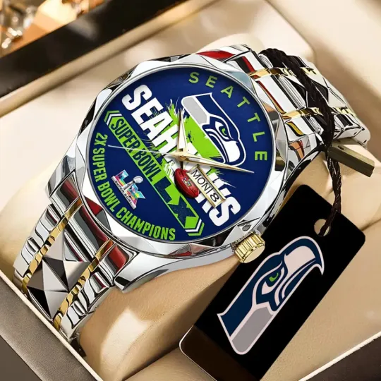 Seahawkss Alloy Luxury Quartz Watch