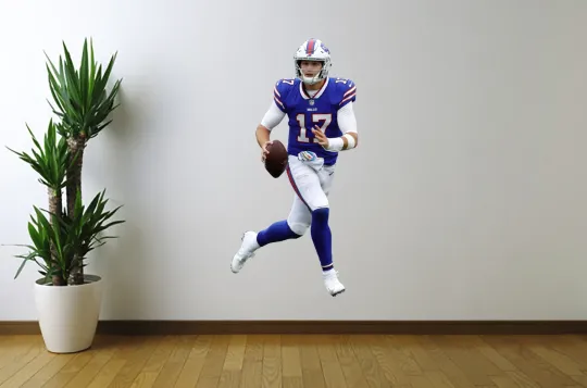 Josh Allen Wall Sticker Buffalo Bills Football Vinyl Decal for Home Decor