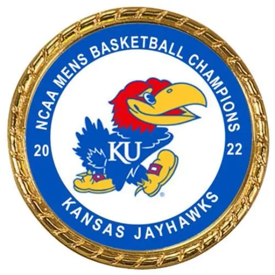 Kansas Jayhawks 2022  Mens Basketball Championship Coin