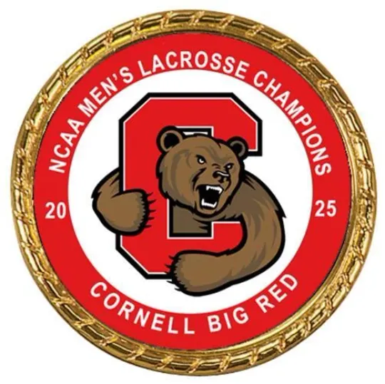 Discover Tribute Coin Cornell University Big Red 2025 Division I Men's Lacrosse Champions
