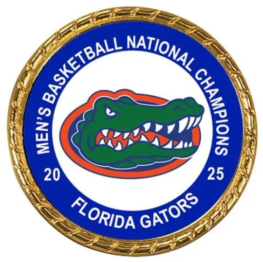 Tribute Coin Florida Gators 2025  Men's Basketball National Champions