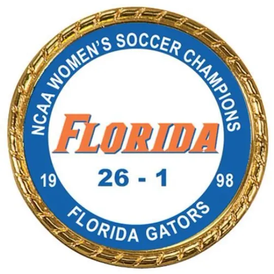 Tribute Coin Florida Gators 1998  Women's Soccer Champions