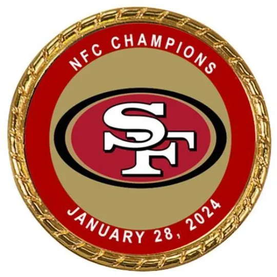 Tribute Coin 2023 NFC Champions San Francisco 49ers