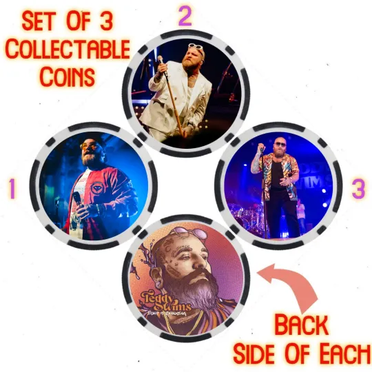 Discover TEDDY SWIMS - 2023 BILLBOARD TOP 100 ARTIST - COLLECTABLE COIN SET  SET OF 3