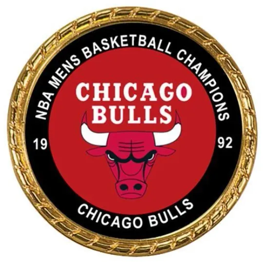 Tribute Coin Chicago Bulls 1992 NBA Basketball Champion Champions