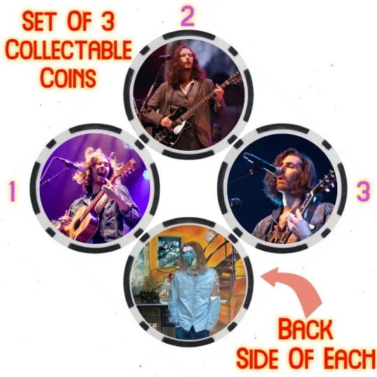 Discover HOZIER - 2023 BILLBOARD TOP 100 ARTIST - COLLECTABLE COIN SET  SET OF 3
