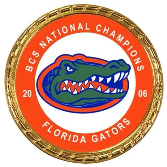 Tribute Coin Florida Gators 2006 2007 Football BCS National Champions