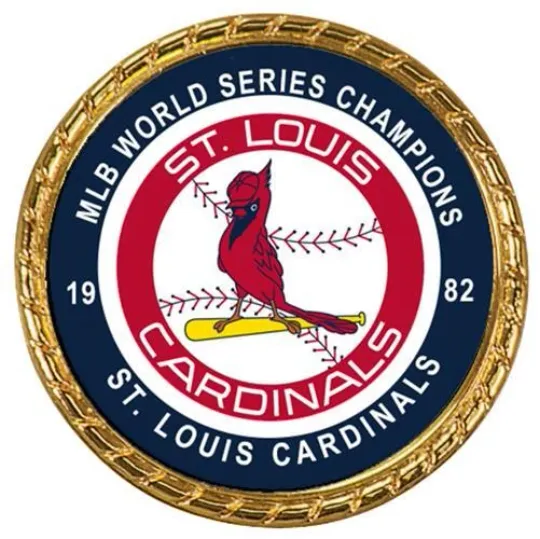 Discover Tribute Coin St Louis Cardinals 1982 MLB World Series Champions Championship