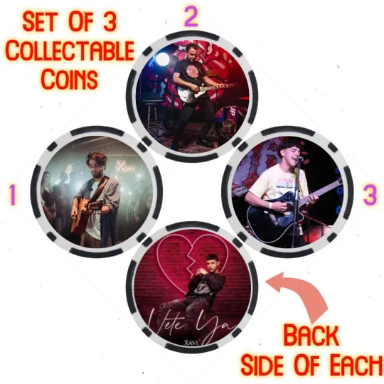 Discover XAVI - 2023 BILLBOARD TOP 100 ARTIST - COIN SET  SET OF 3
