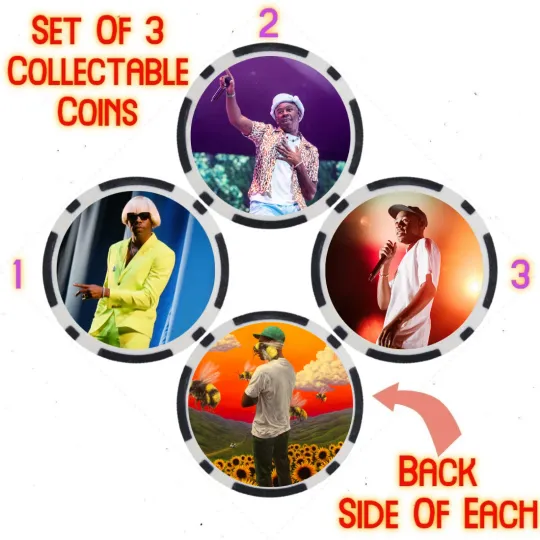 Discover TYLER, THE CREATOR - 2023 BILLBOARD TOP 100 ARTIST - COIN SET  SET OF 3