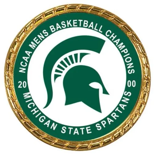 Discover Tribute Coin Michigan State Spartans 2000  Mens Basketball Champions
