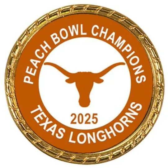 Tribute Coin Texas Longhorns 2025 Peach Bowl Champions