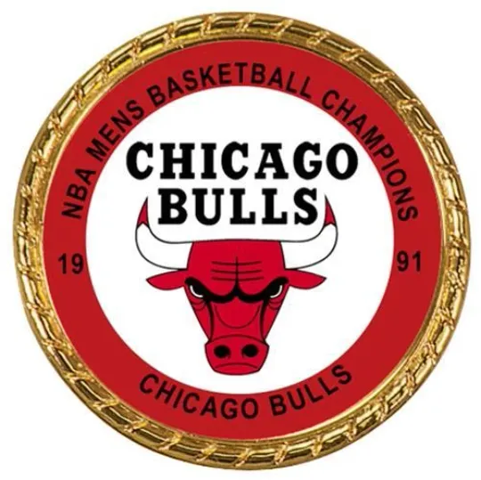 Tribute Coin Chicago Bulls 1991 NBA Basketball Champion
