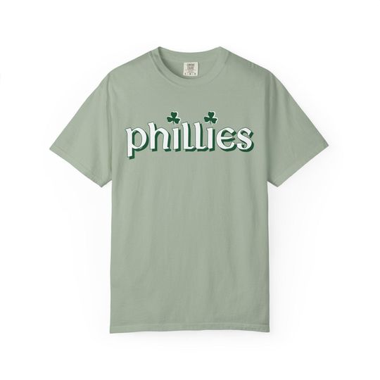 Phillies Shamrock Logo T-shirt | St. Patrick's Day baseball tee