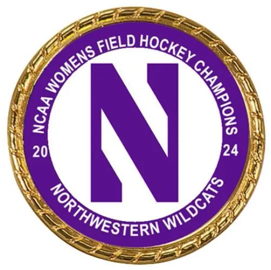 Tribute Coin To The Northwestern Wildcats 2024 Women's Field Hockey Champions