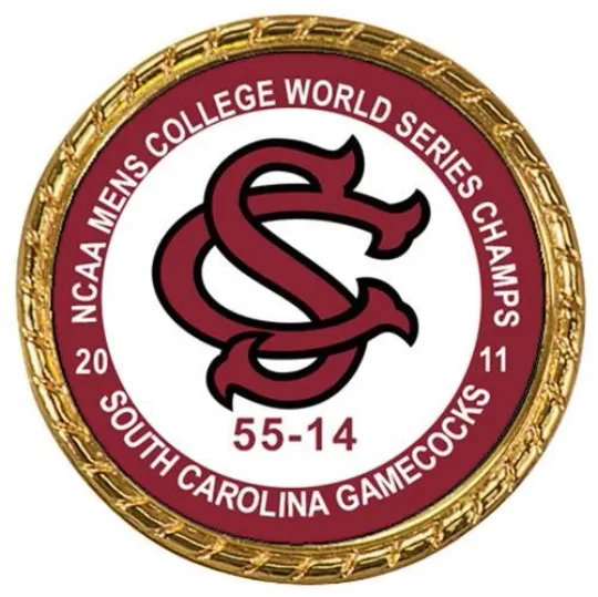 Tribute Coin South Carolina Gamecocks 2011  Men's World Series Champions