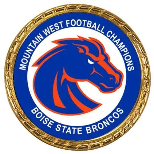 Tribute Coin Boise State Broncos 2024 2023 Mountain Football Champions