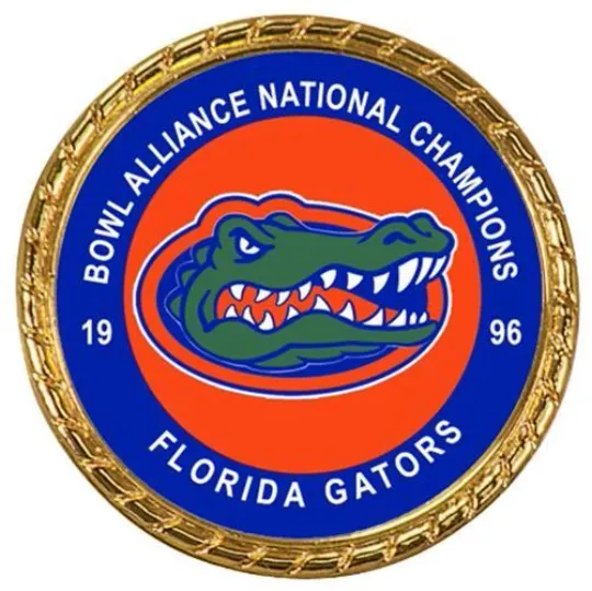 Tribute Coin Florida Gators 1996 1997 Bowl Alliance National Champions