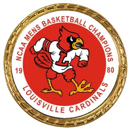 Tribute Coin Louisville Cardinals 1980  Mens Basketball Championship
