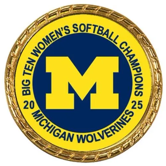 Tribute Coin Michigan Wolverines 2025 Women's Big 10 Softball Champions