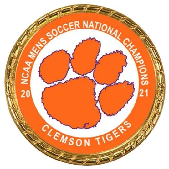 Clemson Tigers 2021  Mens Soccer National Championship Coin Double Sided