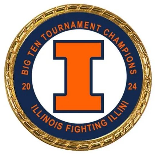 Tribute Coin Illinois Fighting Illini 2024 Big Ten Men's Tournament Champions
