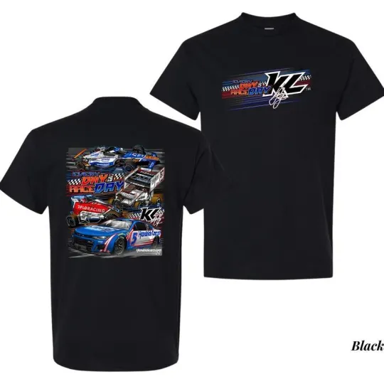 Every Day Is Race Day T-Shirt for Kyle Larson Fans, Graphic Double Sided T-Shirt