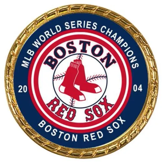 Discover Tribute Coin Boston Red Sox 2004 MLB World Series Champions