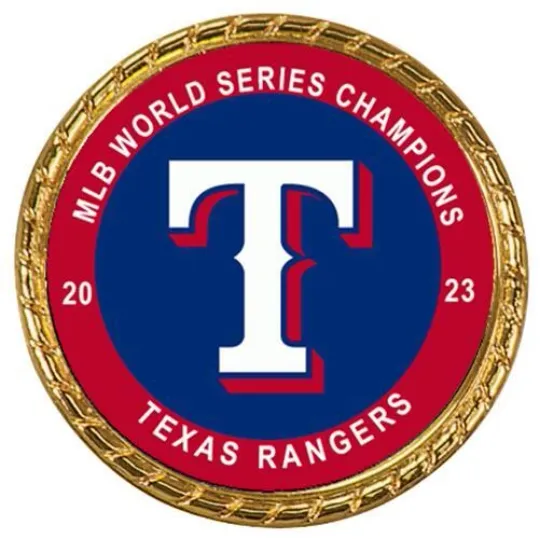 Discover Tribute Coin Texas Rangers 2023 MLB World Series Champions Championship