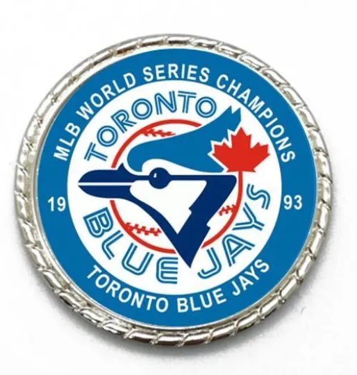 Discover Toronto Blue Jays 1993 MLB World Series Champion Coin Double Sided