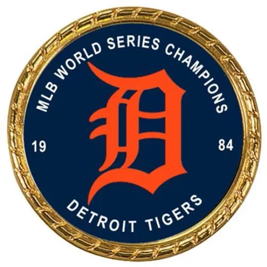Discover Tribute Coin Detroit Tigers 1984 MLB World Series Champions Championship