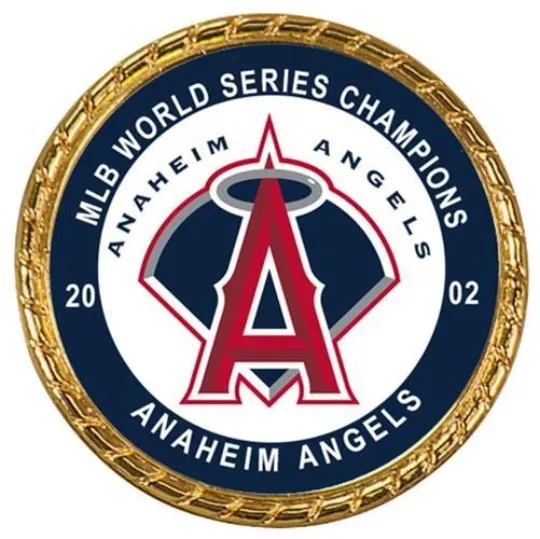 Discover Anaheim Angels 2002 MLB World Series Champion Coin Double Sided