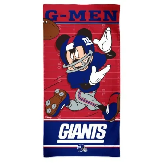 Discover NEW YORK GIANTS MICKEY MOUSE SPECTRA BEACH TOWEL