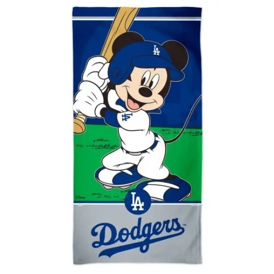 Discover LOS ANGELES DODGERS MICKEY MOUSE SPECTRA BEACH TOWEL