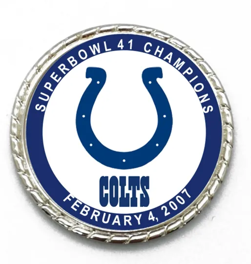 Indianapolis Colts Championship Coin