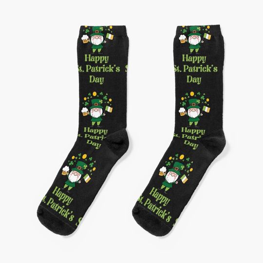 Discover Happy St. Patrick's Day Socks