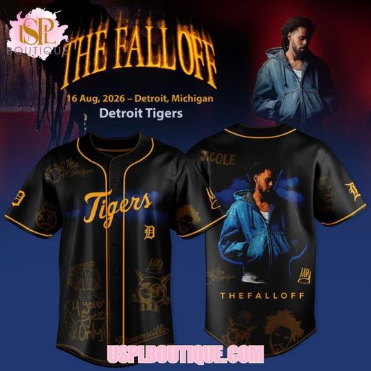 Detroit Tigers x The Fall Off World Tour 2026 Jersey