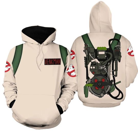 Kids Ghostbusters Cosplay Hoodie 3D Printed Hooded Gift