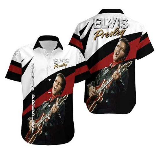 Elvis Presley Music Brand Tour 2023 Hawaiian Shirt