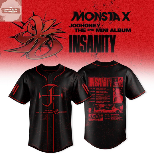 Discover Monsta X The X Nexus World Tour 2026 Personalized Baseball Jersey