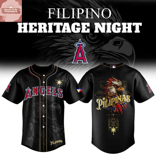 Discover Los Angeles Angels Filipino Heritage Night 2026 Baseball Jersey